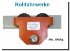 Rollenfahrwerk fuer Stahltraeger - Tragf. 1000kg